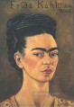 Autorretrato con vestido rojo y dorado feminismo Frida Kahlo